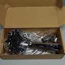 BESAQUO Shower Head,10 Functions High Pressure shower head with handheld, Built-in Pause Mode & Power Wash, Non-Clogging Nozzles High Flow Hand Held Shower Head, Leakproof 6ft Hose&Adjustable Bracket (Premium Chrome)