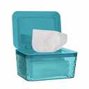 Wipes Dispenser, One-Handed Operation Wipe Holder for Baby & Adult, Seal-Designed Wipes Container for Bathroom Keep Diaper Wipes Fresh (Green)