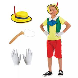 fun shack Fairytale Puppet Costume Kids, Kids Book Character Costumes Boys, Boys Halloween Costume, Medium