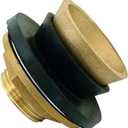 EZ-FLO Closet Spud, 2 x 1-1/2 in, Brass Plumbing Fitting for Urinals, 40141