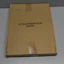 MAONAME Wood Serving Tray, Farmhouse Wooden Tray for Coffee Table, Octagonal Beaded Trays, Vintage Black Decorative Trays for Living Room, Kitchen, 15.7" X 10.2" X 1.6"