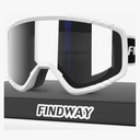 findway OTG Ski Goggles, snow/Snowboard Goggles for Men, Women Youth [Upgraded] Fit for All Helmet - Anti fog & glare & UV