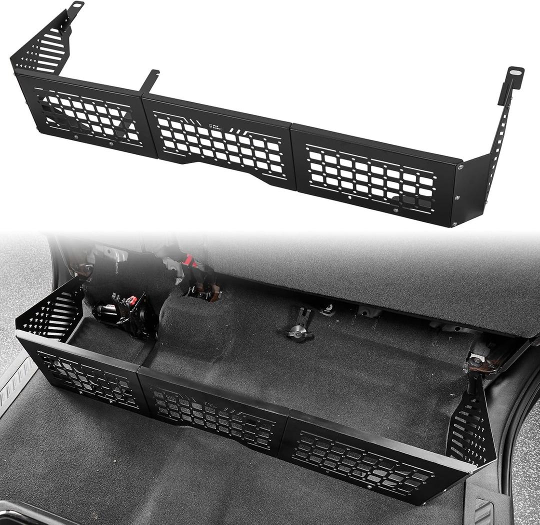 JOYTUTUS Under Seat Storage Molle Panel Compatible With Silverado/Sierra 2019-2026 1500 & 2020-2026 2500HD 3500HD, Crew Cab, Underseat Storage Truck Under Seat Molle Panels Accessories