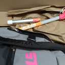 STX Exult Rise Girl's Lacrosse Starter Set with Stick, Goggles & Backpack (Pink)