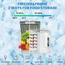 Alpicool 12 Volt Refrigerator 12V Car Fridge 10 Quart Small Car Refrigerator Portable Fridge 12/24V DC 110~240 Volt AC for Truck RV Camper SUV Portable Freezer Electric Cooler for Camping (-4-68)