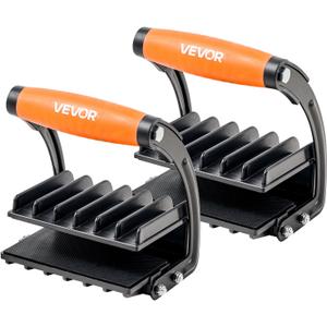 VEVOR 2 Pack Panel Carrier, Plywood and Drywall Lifting Tool with 0-1 Inch Grip Range, Single Hand Clamp Lift Tool with Non-Slip Grips for Plastic Boards, Plywood board, Drywall, 200lbs Single Clamp