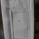 Pamapic Glass Top Vanity Desk with Crystal Handles, 11 Drawers Makeup Vanity with Mirror and Stool, 3 Lighting Modes Dressing Table, Power Outlet, Silent Slides, White (46"*15.7"*56.1")