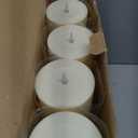 Gerrii 4 Pack 15" x 4" Large Outdoor Flameless LED Candles with Remote