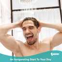 BigFoot Shower Curtain Liner  72 x 72 PEVA Premium Shower Curtain with Rustproof Metal Grommet and 3 Magnetic Weights  Odor Free and Compatible with Standard Showers, White