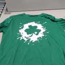 St Patricks Day Shirts for Women Shamrock Tshirt Casual Graphic T Shirt Irish Tee Tops, Size Medium