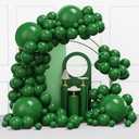 Green Balloons Garland Arch kit, 114pcs Dark Green Latex Balloon with Different Sizes for Birthday, Graduation, Christmas, St. Patrick's Day, Summer Jungle Forest Party Decorations