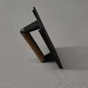 Versatile Safe-Touch 8x4in Cast Iron Grill Weight 1pc. Perfect Meat Press With Wooden Handle for Crispy Bacon Evenly Cooked Steak and Healthier Burgers. Great for Flat Top, Oven, Griddle and Skillet