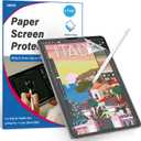 2 PACK Paper Screen Protector for iPad Air 5th/4th Generation, iPad Pro 11 inch (2022/2021/2020/2018), Matte PET Film for iPad Air 5/4(10.9"), Write and Draw Like on Paper, Anti-Glare Screen Protector