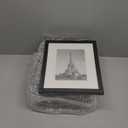 BESCRCL 8x10 Picture Frame Black Set of 6, Display Pictures 5x7 with Mat or 8x10 Without Mat for Wall Mounting or TableTop