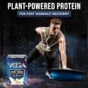Vega Protein + Recovery, Vanilla  30g Vegan Protein, Dairy & Gluten Free, Probiotics, NSF Certified, 12 x 1.6 oz (12 Servings) (EXP 08/02/27)