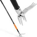 50 Weed Puller Tool, Heavy-Duty Weeder Tool with Long Handle, 4-Claw Metal Stand up Weeding Tool with Easy-Eject Mechanism for Crabgrass, Dandelion, Garden Tools for Seniors