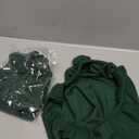 Levoberg Bar Stool Cover Rectangle Stretch Vanity Stool Cover Counter Height Barstool Slipcovers Rectangular Kitchen Counter Saddle Seat Cover for Wooden Metal Bench Set of 2 Dark Green