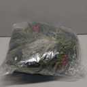 6FT Lighted Christmas Cedar Cypress Garland, Soft and Lush Pine Garland with 50 LEDs,Pre-lit Xmas Battery Operated with Timer for Outdoor Indoor Fireplace Mantle Stair Railings