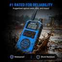 Walkie Talkies Long Range, 2Watt, IP67 Waterproof & Floating