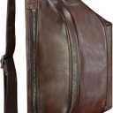 Genuine Leather Fanny Packs for Men and Women Hip Waist Bag Real Leather Fanny Sling Bag Crossbody Chest Purse (Coffee)