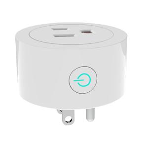 MoesGo Smart WiFi Power Dimmer Plug, 2.4 GHz WiFi Brightness Adjust Timer Socket for Dimmable CFL, LED and INC, Tuya Smart Life App Remote Control, Compatible with Alexa and Google Home, White (1 Pack)