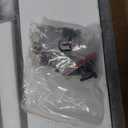 Denkee Large Bakers Rack with Power Outlets, 38 Inch Microwave Stand with Storage, 5-Tier Coffee Bar Stand, Industrial Kitchen Shelf Rack, Black