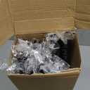 Extra Long Curtain Rod for Windows 30 to 240 inch, Heavy Duty Curtain Rods with Modern End Caps, 1 inch Black Drapery Rods Set for Outdoor Patio, Adjustable Curtain Rod for Room, Black