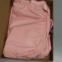 Cunno 1 Piece Nylon Backpack Kids School Backpack for Toddler Girls Boys Plain Waterproof Preppy Bookbags Travel for Student (Pink)