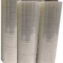 1 X Four (4) Plastic Shrink Stretch Wrap 445mm x 450m, 4RLS/CS
