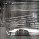 Clear Acrylic Display Case Upgrade 4 Tier Figure Display Case with 3 Movable Dividers, Stackable Display Box Showcase with Magnetic Door for Collectibles (Large-2Pack)