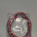 6 AWG Battery Cables 6 Gauge Battery Power Inverter Cable with 5/16 Inch Tinned Copper Lugs Both Ends for Solar Marine Boat RV Car Motorcycle 2 pcs (7FT)