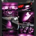 5 x 6pcs 578 211-2 212-2 LED Dome Light Bulbs, Extremely Bright 41mm 42mm 569 6411 1.61inch Led Interior Car Festoon Bulb, Upgraded 400LM Dome Map Door Lights LED Blub for Cars (Purple)