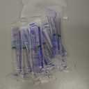 10 Pack 3ml/cc Disposable Luer Lock Lab Syringes with 23Ga 1.5 Inch Needle , Individually Sealed Packed