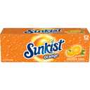 Sunkist Orange Soda, 12 fl oz cans, 12 pack (EXP 05/15/26)