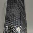 EDJO Wireless Keyboard, 2.4G Ergonomic Full Size Wireless Computer Keyboard with Wrist Rest for Windows, Mac OS Desktop/Laptop/PCBlack