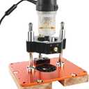O'SKOOL Router Lift Systems for 4.2" Diameter Motors, 9-1/4'' x 11-3/4'' Plate 5-Piece Insert Ring Kit, RTS013