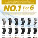 NEENCA Professional Knee Brace for Pain Relief, Medical Knee Compression Sleeve, Knee Support with Horizontal Knit Tech for Meniscus Tear, ACL, Arthritis, Joint Pain, Runner, Workout (Beige, S)