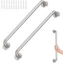 2 Pack 24 inch Grab Bars for Shower 1.25 inch ADA Safety Grab Bars for Bathroom 500 lbs Support 304 Stainless Steel Shower Handle Brushed Nickel