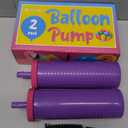Balloon Pump Hand Held, Inflator Air Pump for Balloons - 2Way Dual Action, 2Pack: Friends can Help - Easy to Use