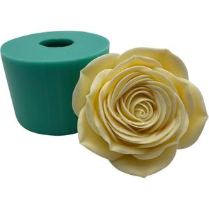 3D Epoxy Resin Flower Mold Handcrafted Soap Candle Wax Silicone Molds Chocolate Mousse Cake Mold Decorated Aroma Gypsum Polymer Craft Mould