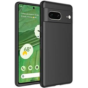 Pack of 2 BREPRIO for Google Pixel 8 Case, Slim Fit Design, Flexible Frosting TPU Scratch-Resistant Phone Case, Black