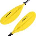 JAYEGT Kayak Paddle 87.4Inch/222CM Aluminum Alloy Shaft Kayaking Boating Oar with Paddle Leash, 1 Paddle + 1 Leash