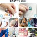 Mosquito Repellent Stickers 240 Pcs Natural Mosquito Patches for Kids and Adults with 5 Pack Individually Wrapped Mosquito Repellent Bracelets for Outdoor Camping Traveling Fishing