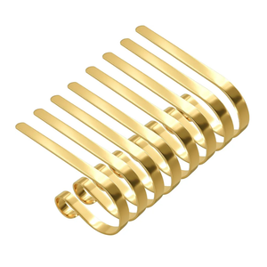 8 Pack Christmas Stocking Holders Mantel Stocking Hanger Holder Christmas Decoration Supplies