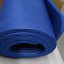 Amazon Basics 1/ 2 Inch Extra Thick Exercise Yoga Mat with Carrying Strap for Home Workouts and Fitness, Non-Slip, Cushioned Support, 74" x 24" x 0.5", Blue