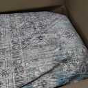 9x12 Washable Boho Area Rug, Beige Green Farmhouse for Living Room
