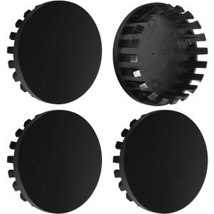 3.25Inch 83MM Wheel Center Caps for Chevrolet Chevy GMC Colorado Tahoe Suburban Silverado Sierra 1500 Rim Hub Caps, Pack of 4 (Matte Black, Outer 83MM, Inner 73MM, Easy DIY Installation)