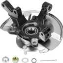 Front Passenger Side Loaded Steering Knuckle & Wheel Bearing Hub Assembly Fit for Dodge Caliber 2008-2012, Fit for Jeep Compass Patriot 2007-2017, (OE FIX Models)