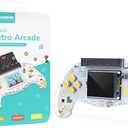 ELECFREAKS microbit Retro Makecode Arcade for STEM Education, Micro:bit Joystick Programming Learning Machine Supports Remote Control and Creat Games(Without Micro:bit)