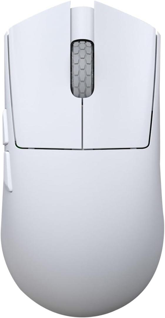 Darmoshark M3microPRO Mini Wireless Gaming Mouse,Tri-Mode 2.4G/USB-C/Bluetooth Mouse Up to 30000DPI,PAW3950 Optical Sensor Lightweight 43g,5 programmable Button,Computer Mouse for PC,Mac(White)